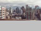 More Vancouver skyline from balcony of 27th floor suite in Century Plaza Hotel